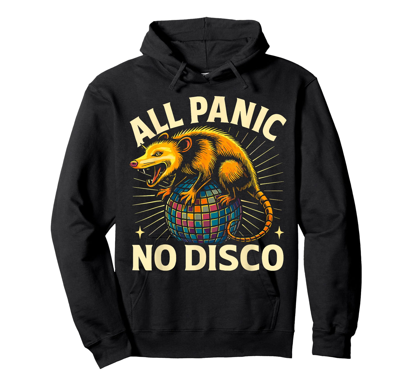 All Panic No Disco Opossum Funny Screaming Possum T-Shirt