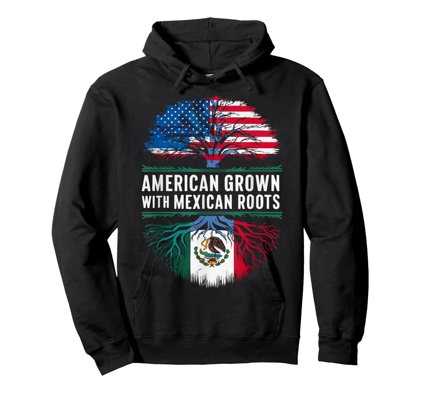 Half Mexican Half American USA Flag Mexico America T-Shirt