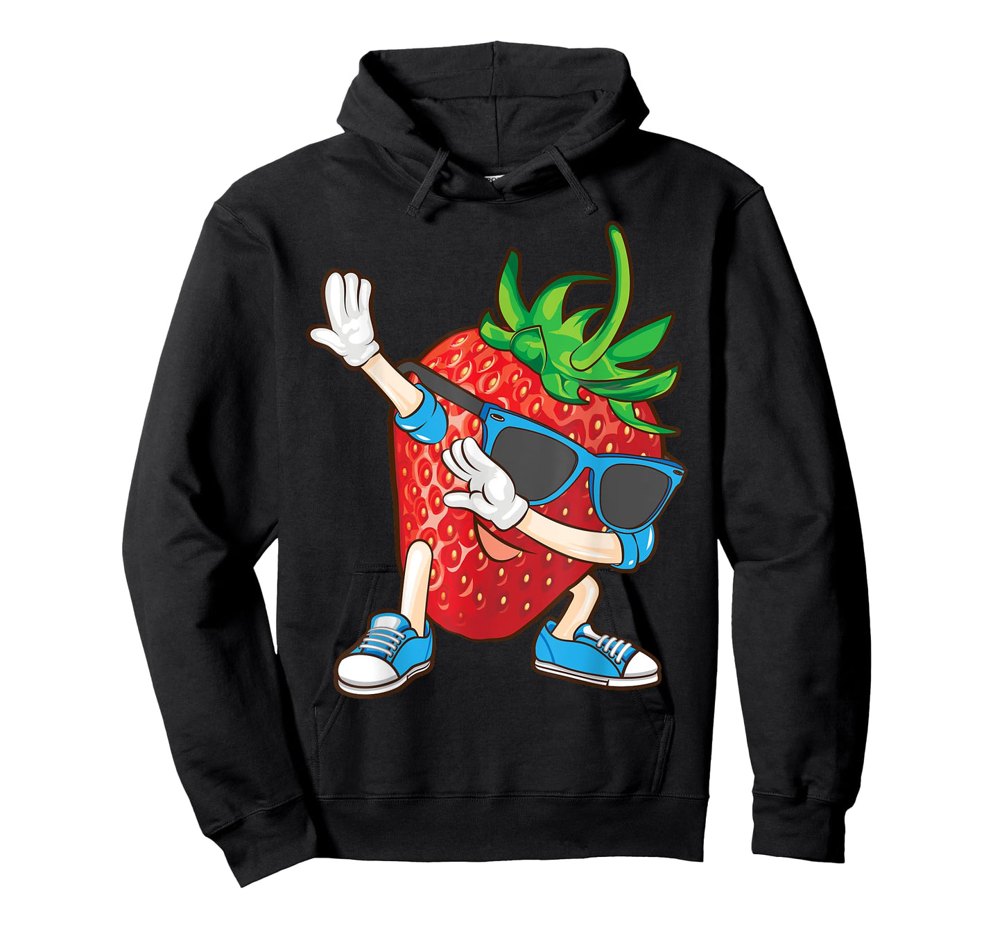 Cool Dabbing Strawberry | Funny Love Dancer Sweet Fruit Gift T-Shirt