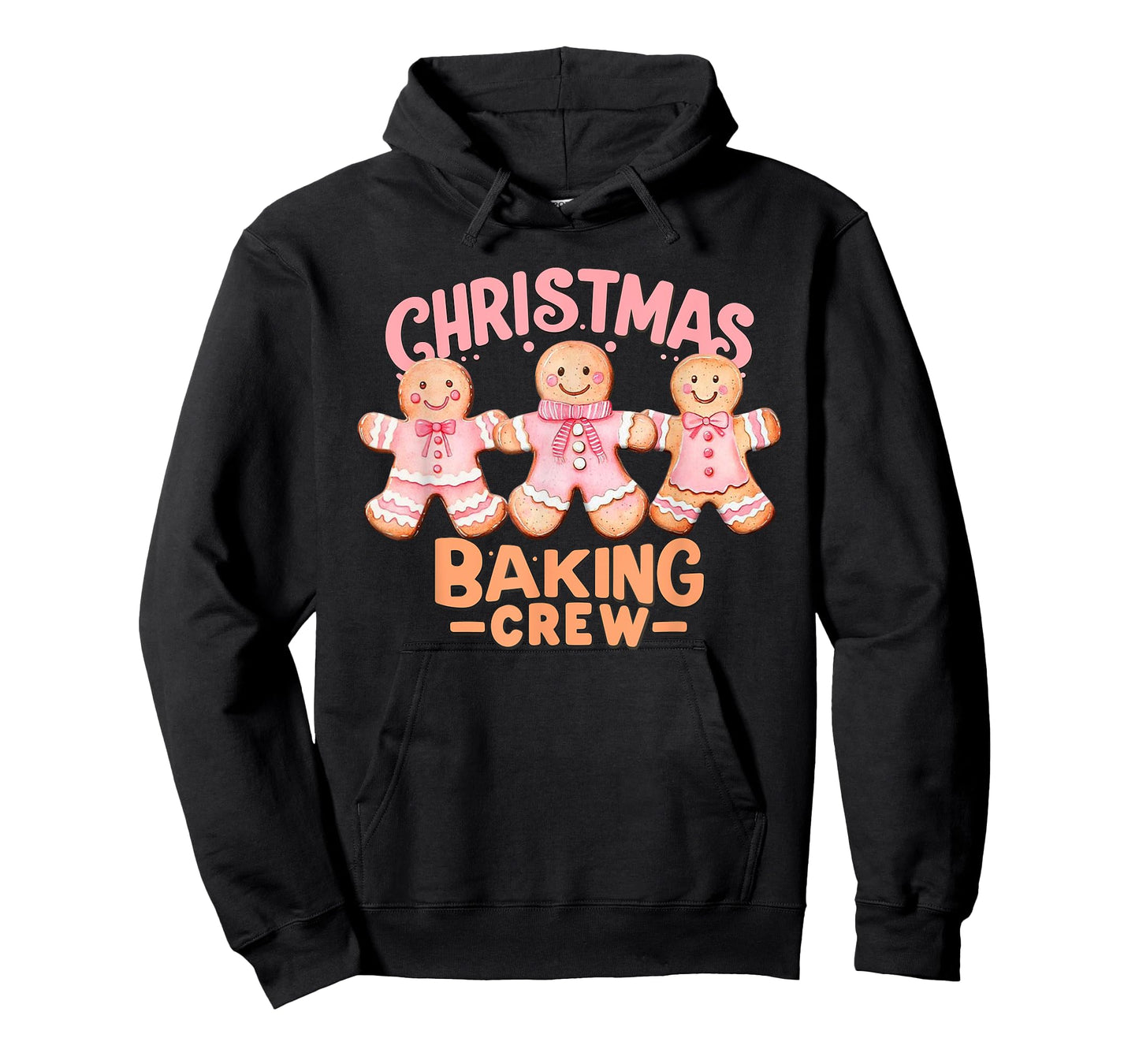 Christmas Baking Crew Pink Gingerbread Cookie Family Baking T-Shirt