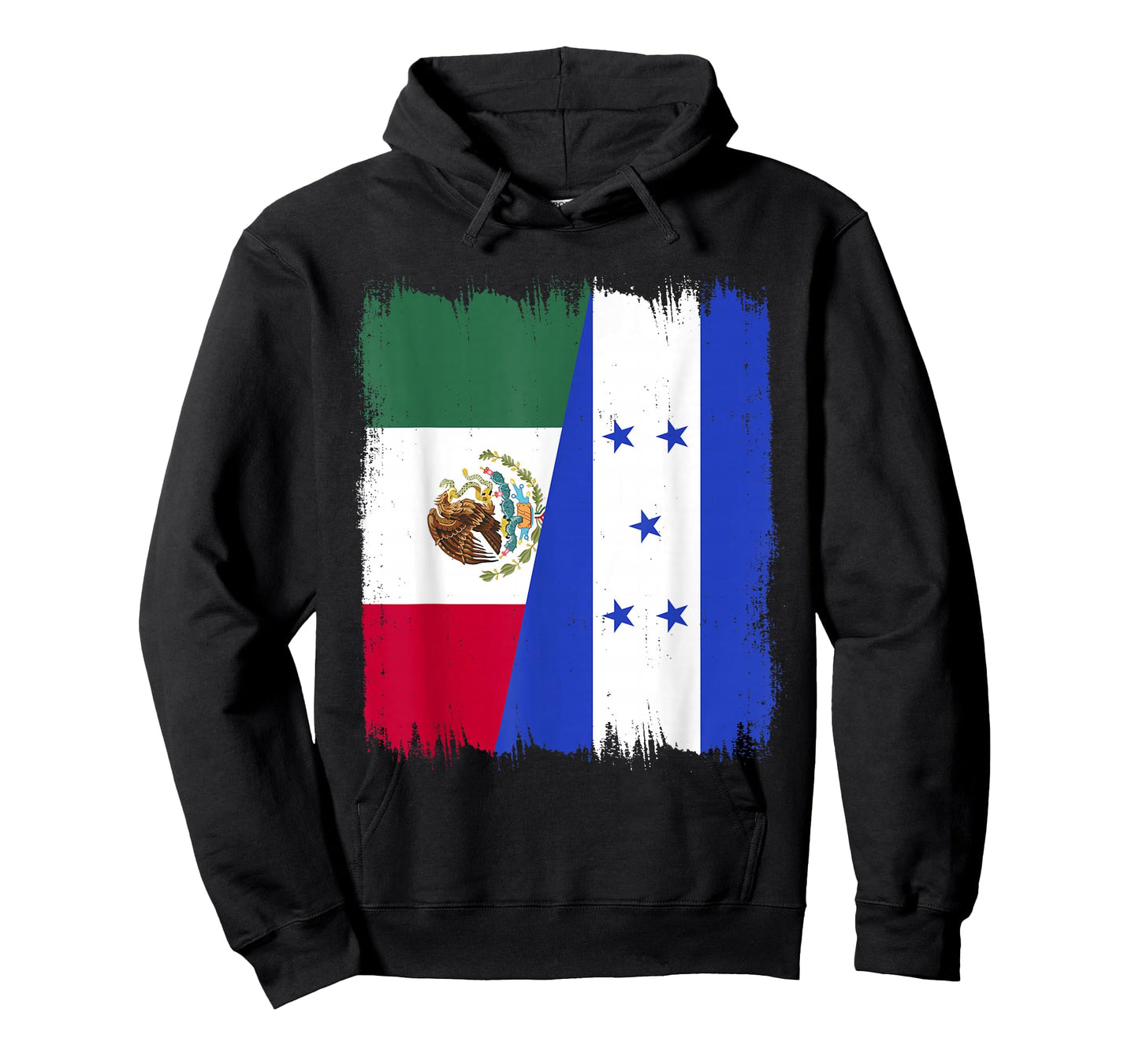 Mexico Honduras Flag Mexican Hondurian Roots Wear T-Shirt