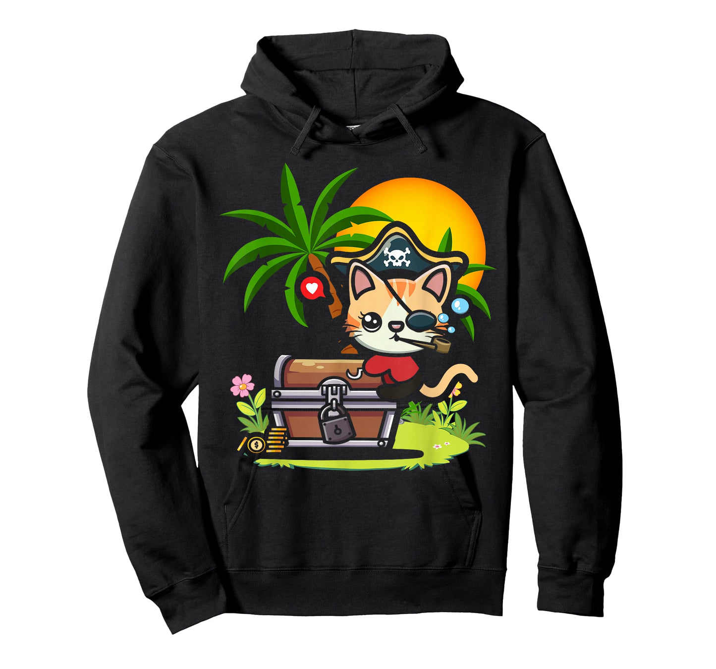 Kwazii Cute Funny Pirate Cat Kids T-Shirt