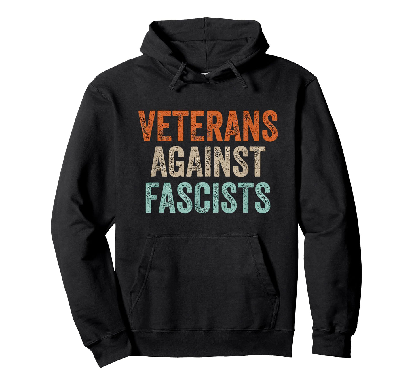 Veterans Against Fascists Retro Patriotic Veteran US Army T-Shirt