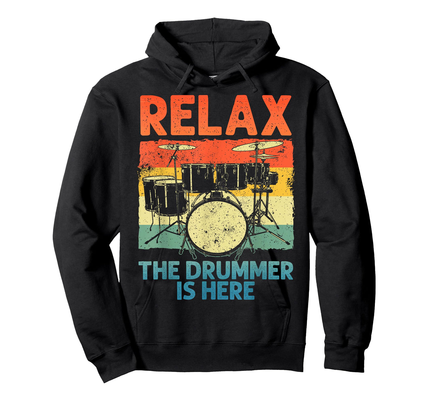 Funny Drumming Art for Men Women Drumline Drum Set Drummer T-Shirt