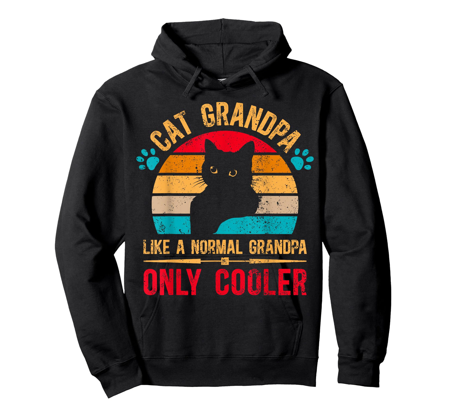 Cat Grandpa Cooler Cat Lover Grandpa Cat Grandfather T-Shirt for Men