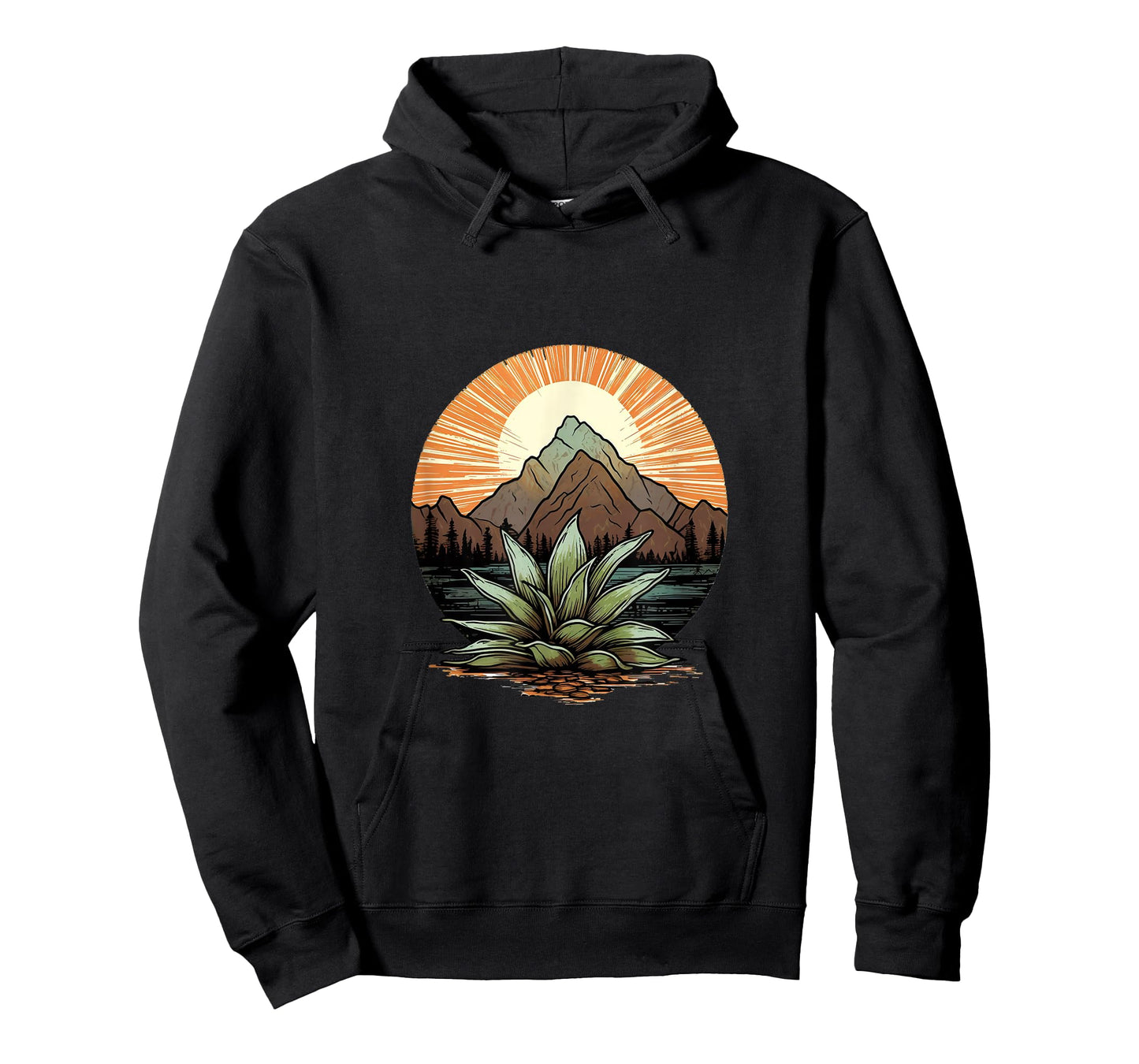 Agave Plants Silhouette Agave Plant Collector Mexican T-Shirt