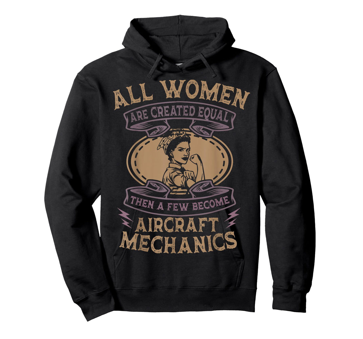 Aircraft Mechanic Airplane Aviation Maintenance Tech Woman T-Shirt