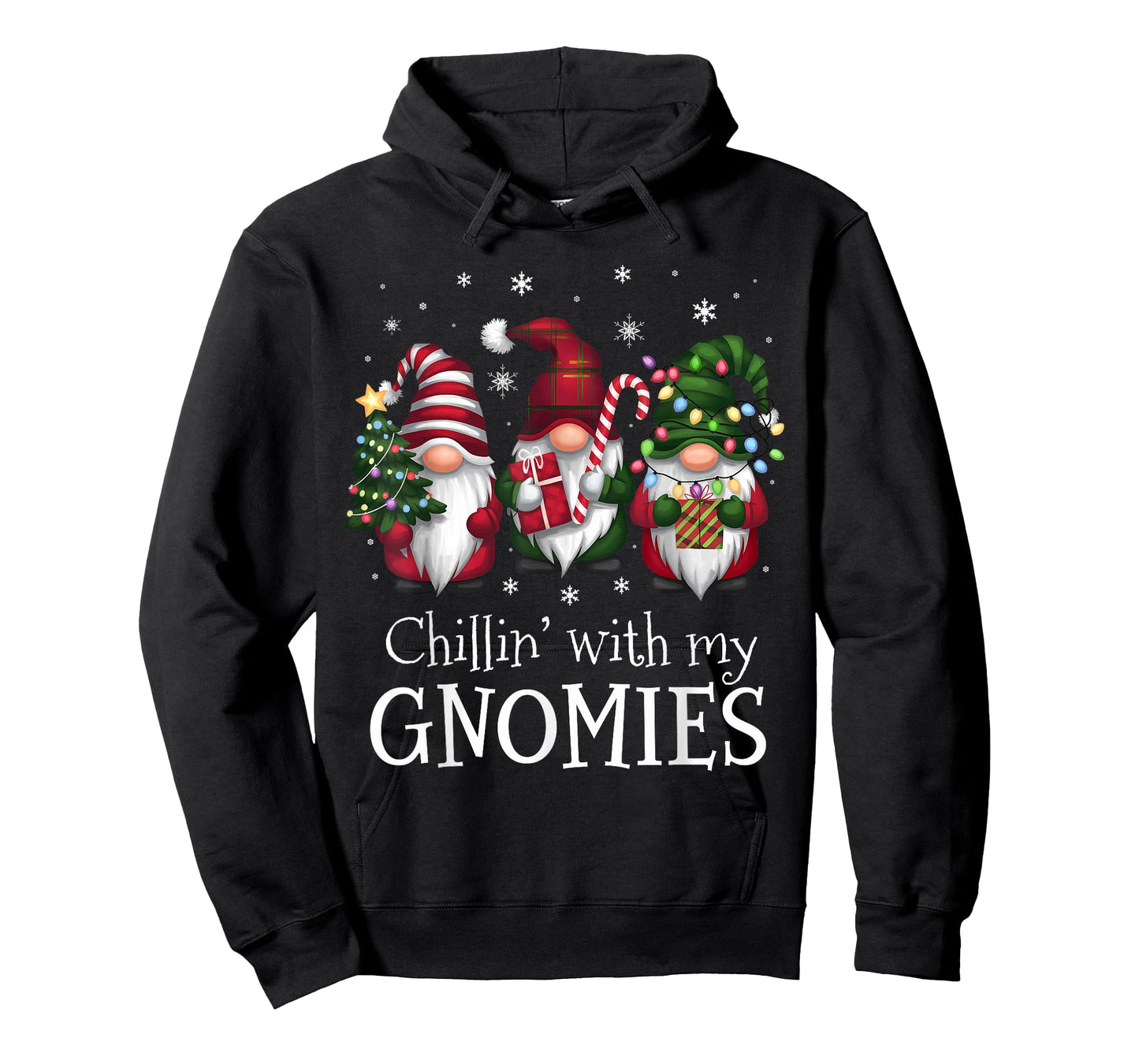 Chillin' With My Gnomies Family Christmas Gnome Xmas Holiday T-Shirt