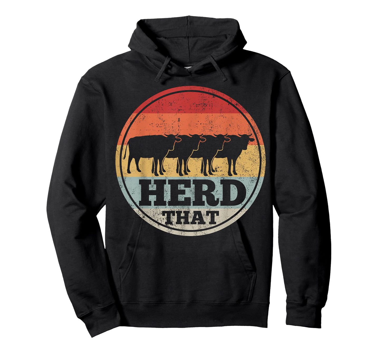 Cow Farming Farmer Retro Herd That T-Shirt