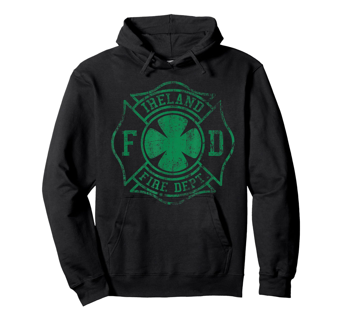 Irish Fire Fighter Maltese Cross Ireland Department T-Shirt
