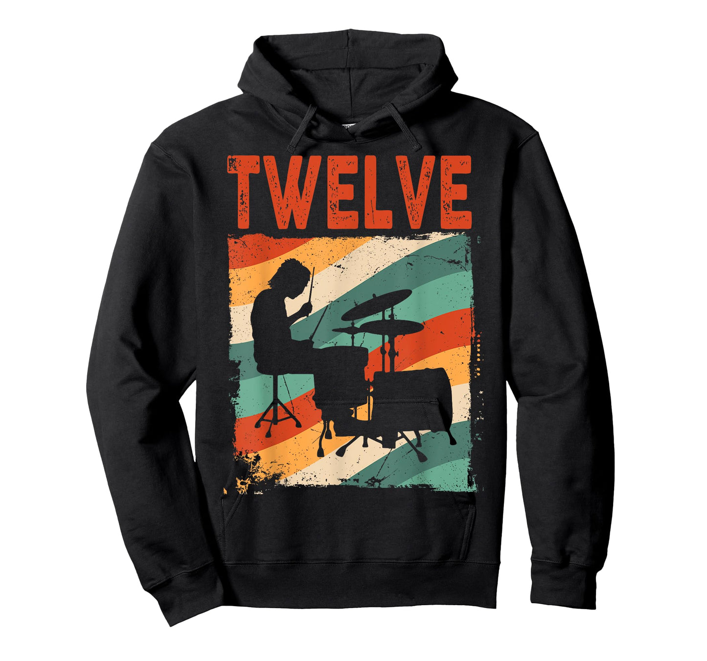 12 Year Old Shirt 12th Birthday Boy Drummer Drums Drumming T-Shirt