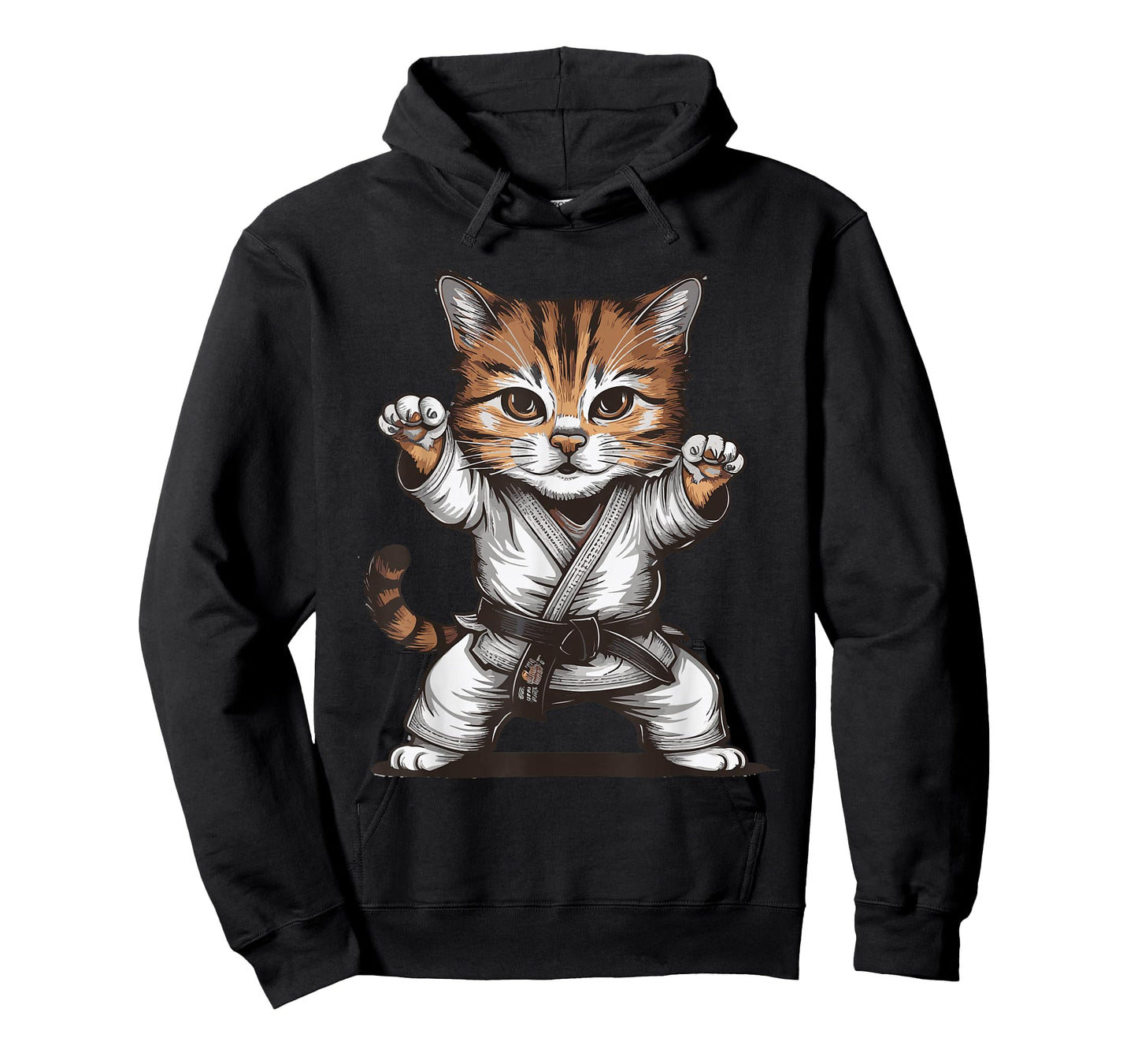 Jiu Jitsu Cat T-Shirt for Men Women Girls Kids