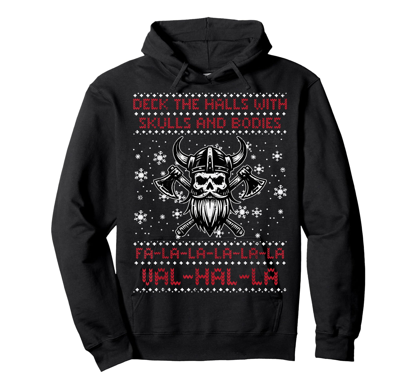Christmas Viking Valhalla Ugly Xmas Men Women Boys Kids T-Shirt