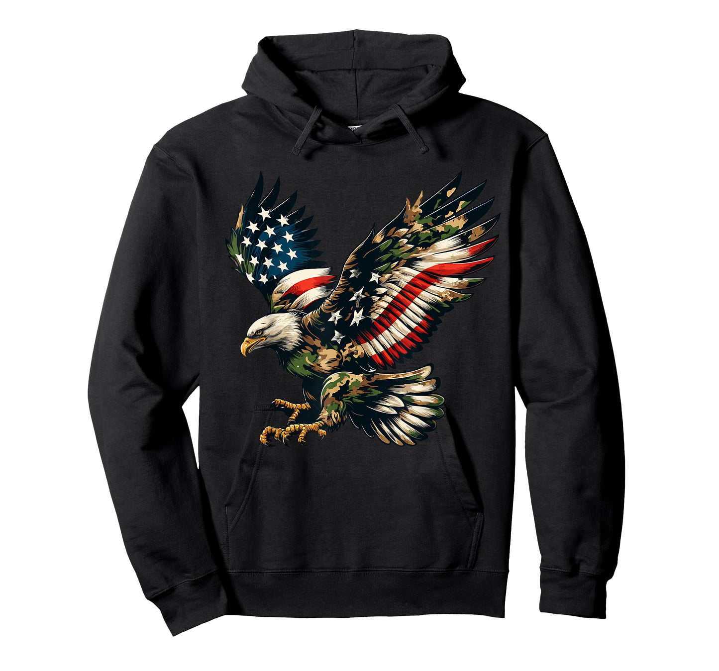 Eagle Patriotic Camo American Flag USA Camouflage USA Flag T-Shirt
