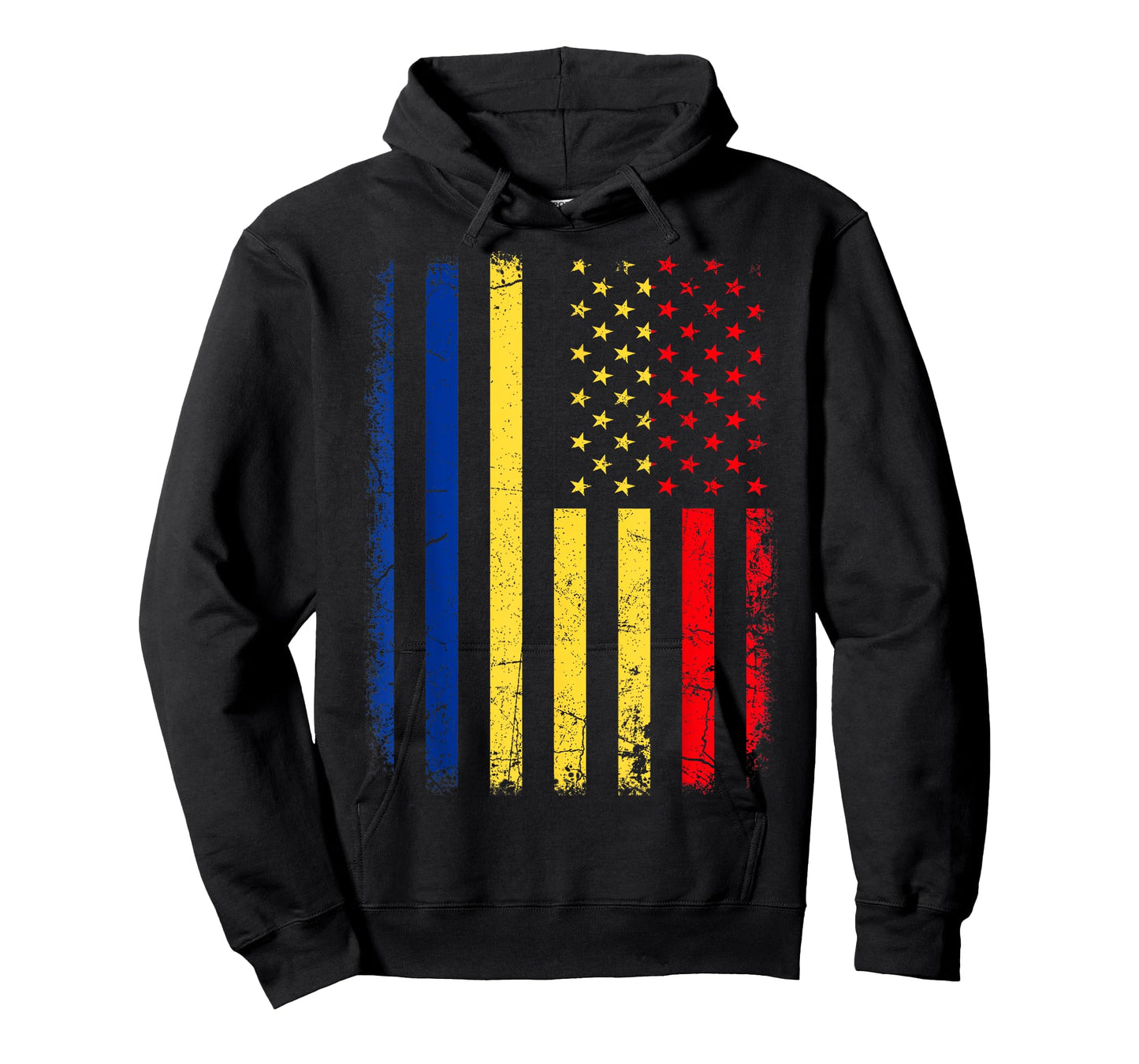 Romanian American Flag Romania America Pride Heritage T-Shirt