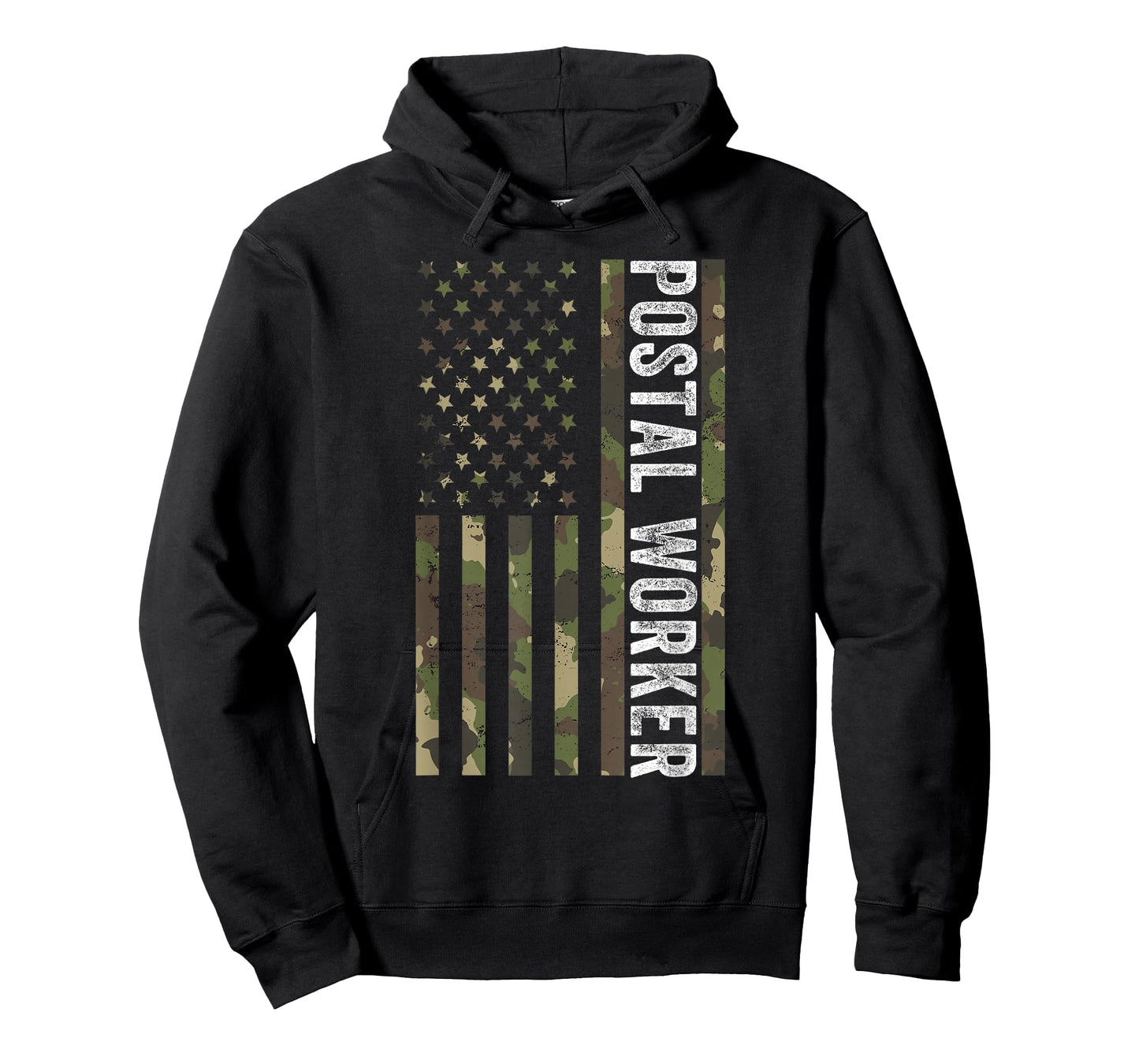 Postal Worker Camouflage American Flag US Postal Service Men T-Shirt