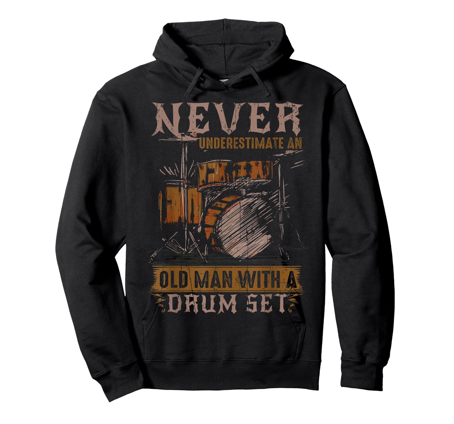 Funny Drummer Art for Men Drum Player T-Shirt