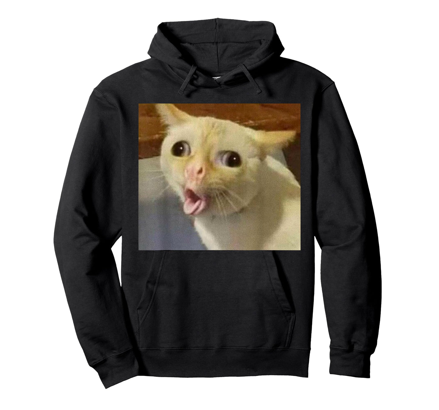 Cat Gagging Meme Funny Kitty Coughing Cat Top Iconic Meme Men Women T-Shirt