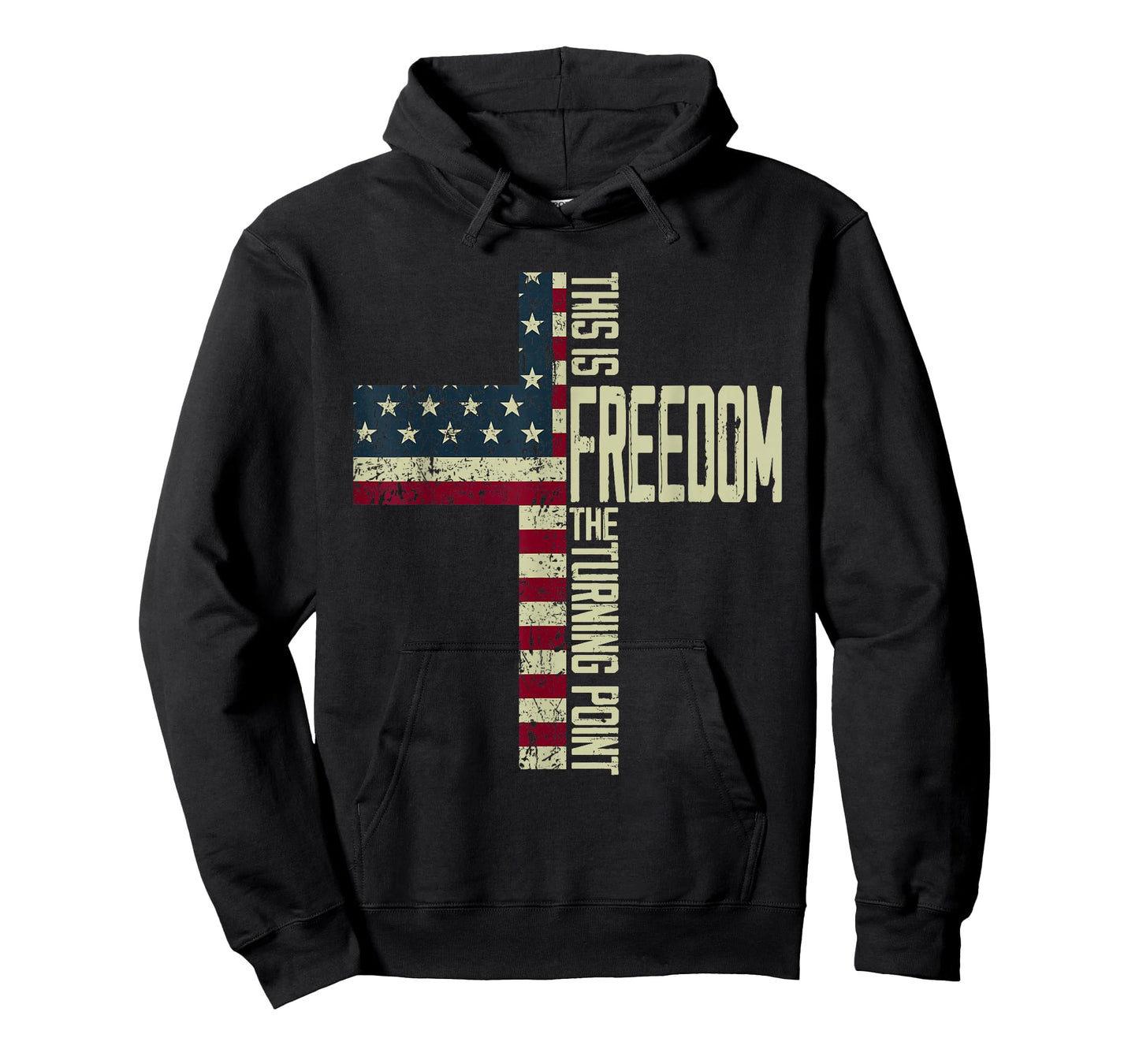 This is The Turning Point Patriotic Christian Faith USA Flag T-Shirt