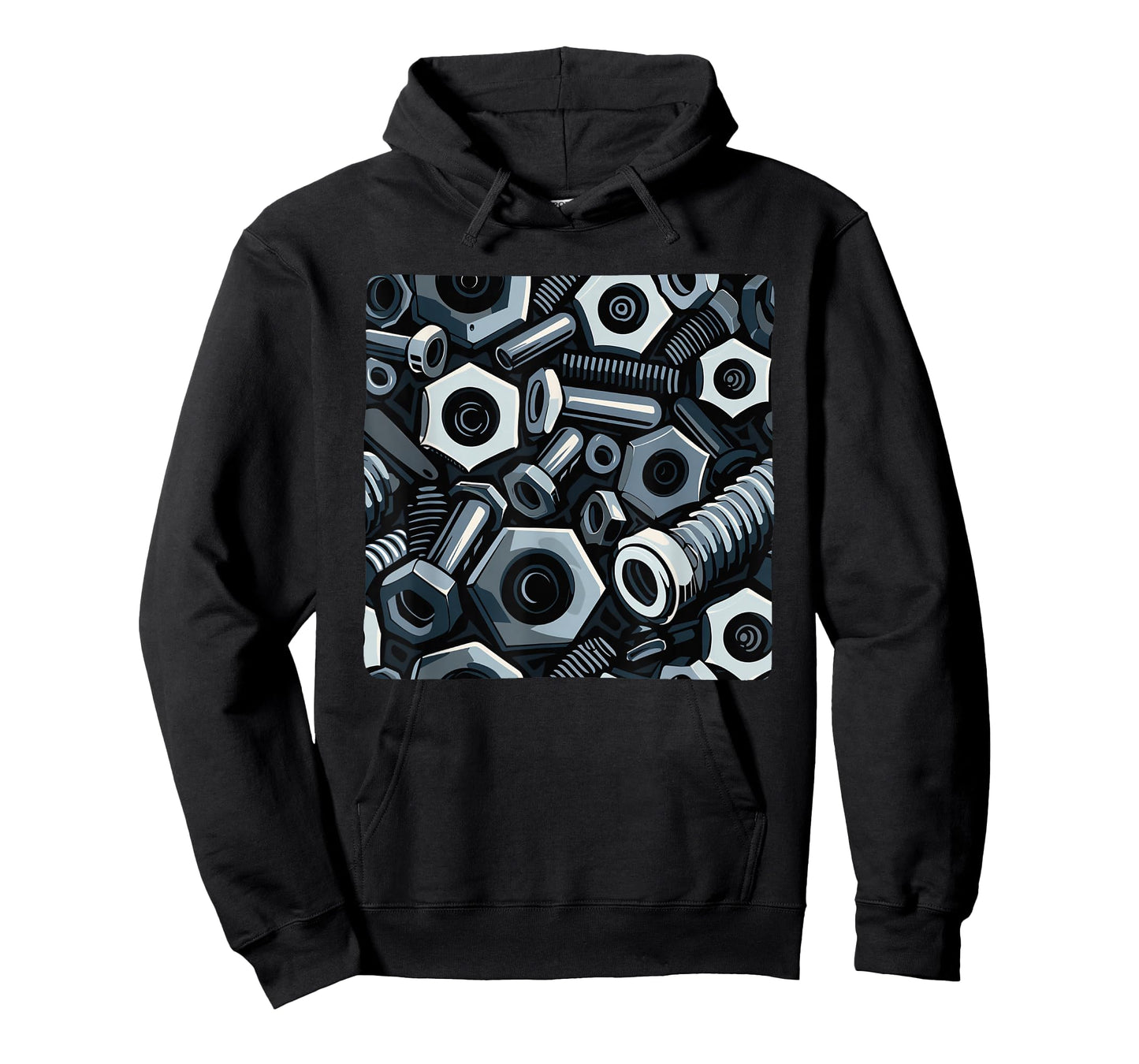 Cool Nut and Bolt Pattern Outfit T-Shirt