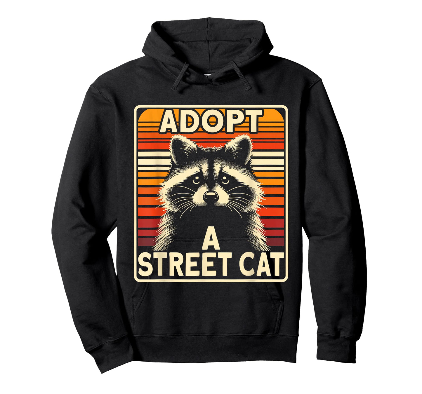Raccoon | Adopt A Street Cat | Men & Women, Funny Racoon T-Shirt