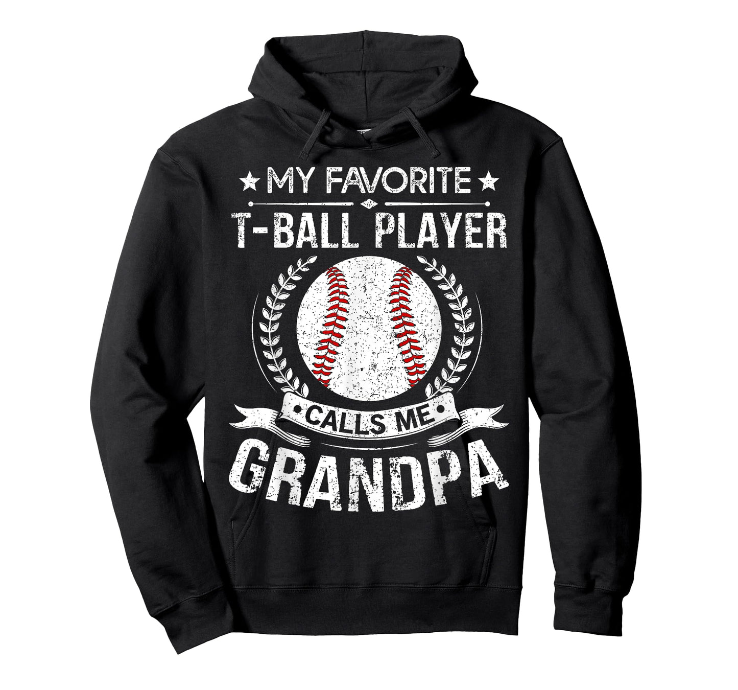 T Ball Grandpa Shirt - Funny Proud Tee Ball Grandpa Favorite T-Shirt