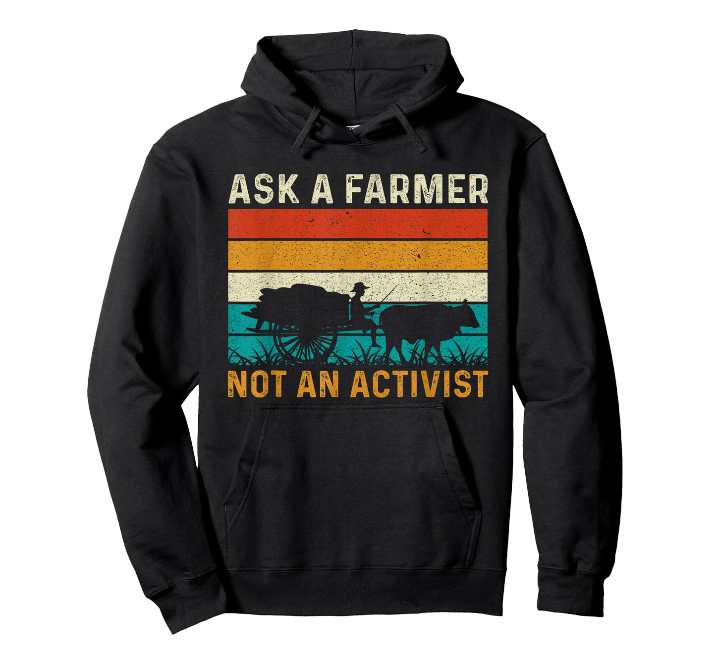 Ask a Farmer Not an Activist Retro Vintage Farmer Farming T-Shirt