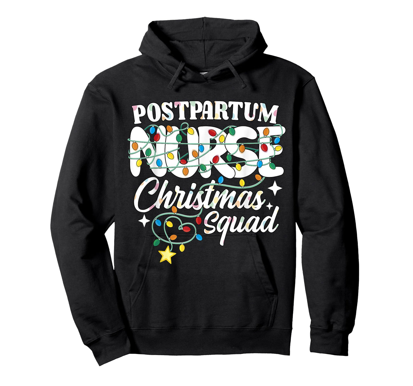Postpartum Nurse Christmas Squad Mother Baby Nursing NP RN T-Shirt
