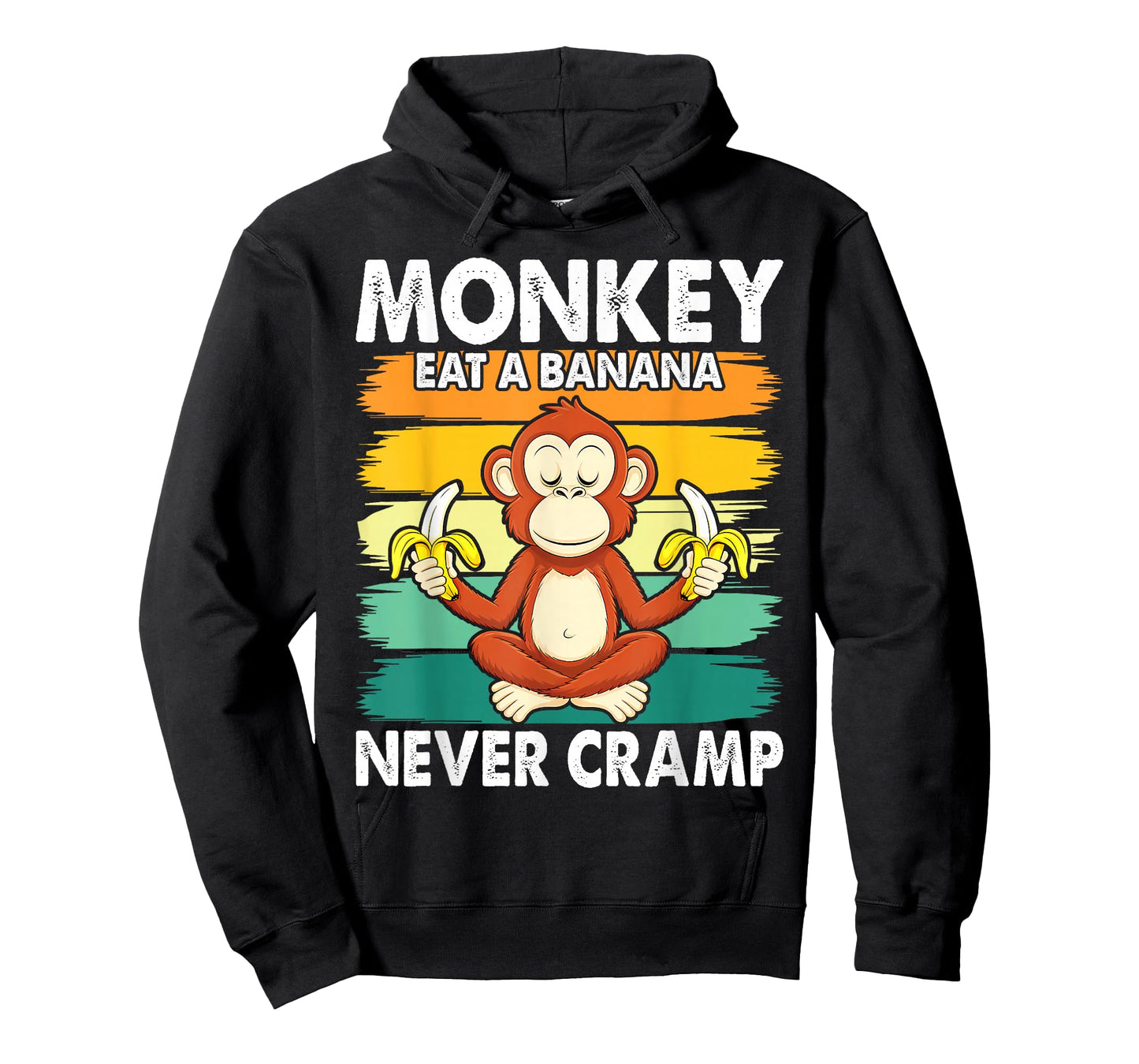 Monkey Never Cramp Eat a Banana T-Shirt
