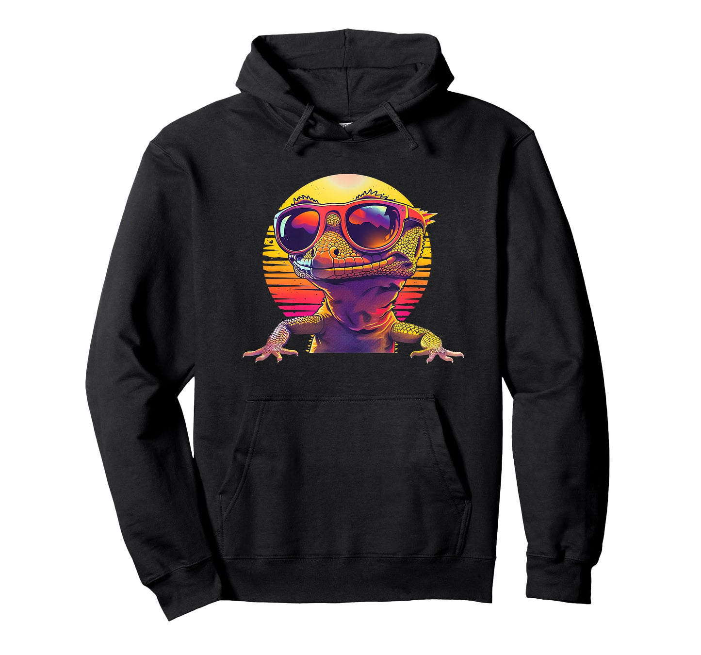 Boys Girls Retro Vintage 80s Pet Crested Gecko Lover T-Shirt