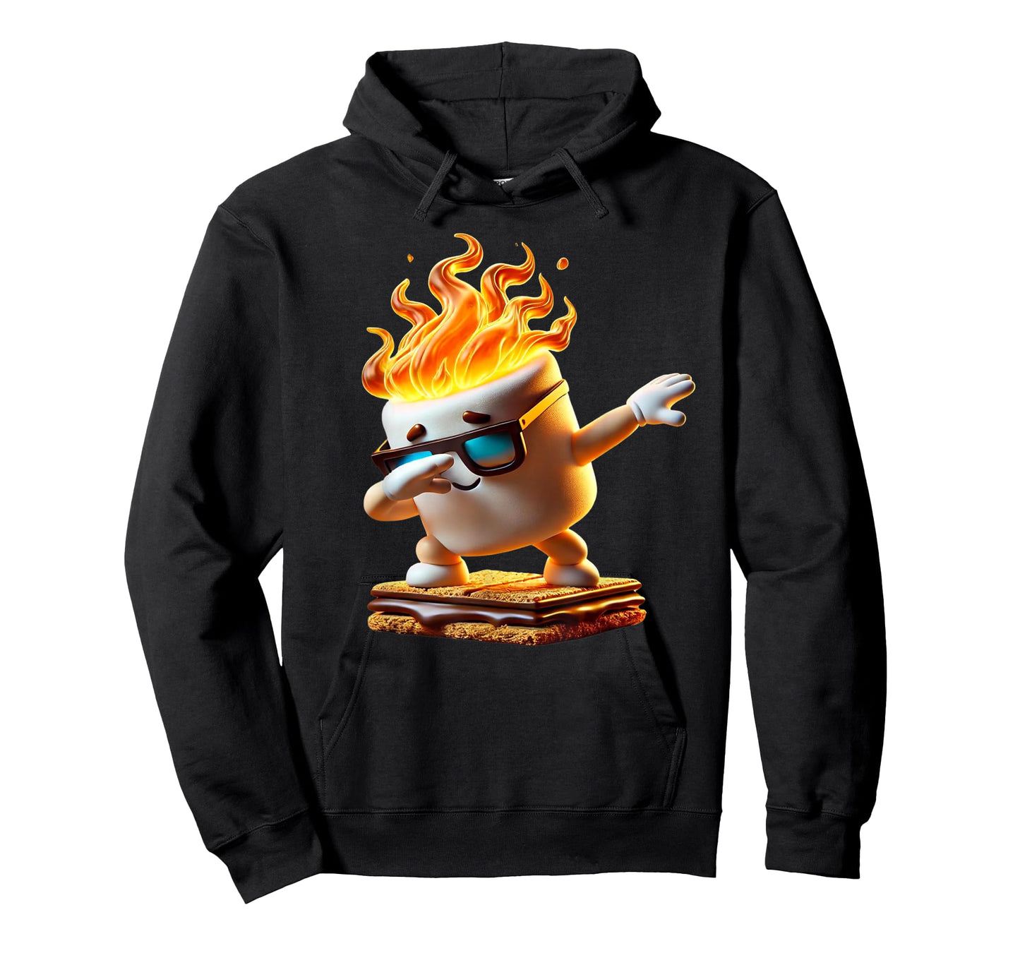 Dabbing Smore Marshmallow Cute Dab Dance Camping Camper Gift T-Shirt