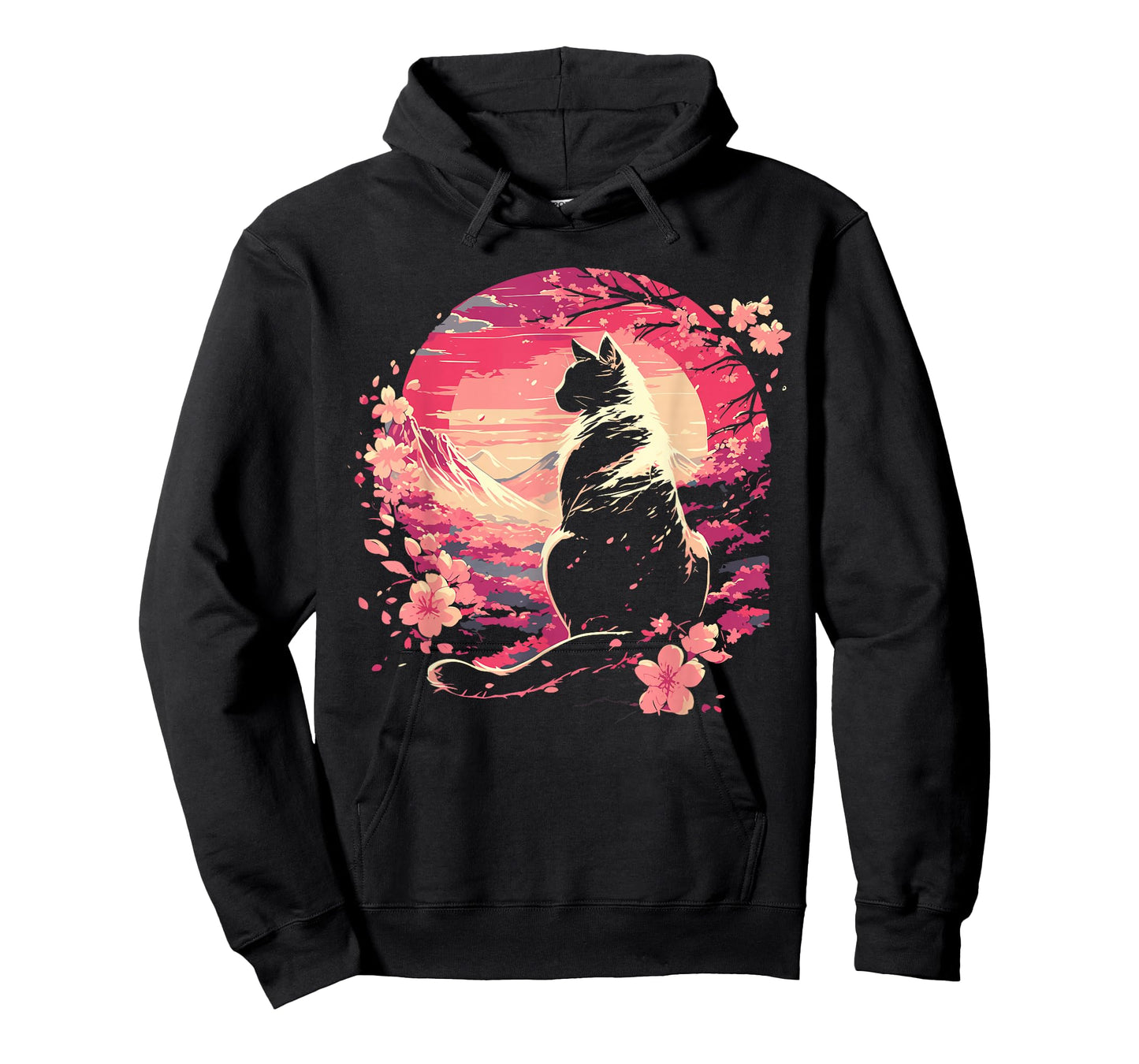 Kawaii Cat Anime Japanese Retro Men Women Kids Funny Cat T-Shirt