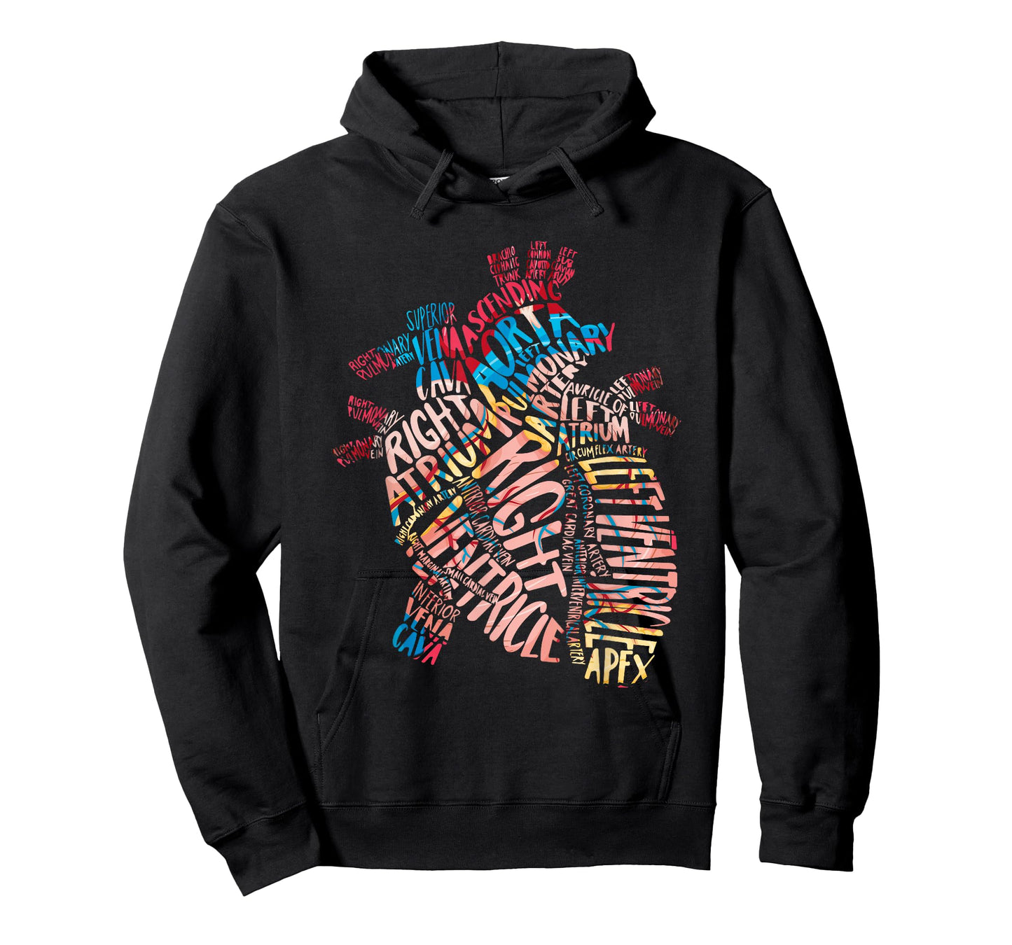 Anatomical Human Heart Cardiology Medical Cardiac Nurse T-Shirt