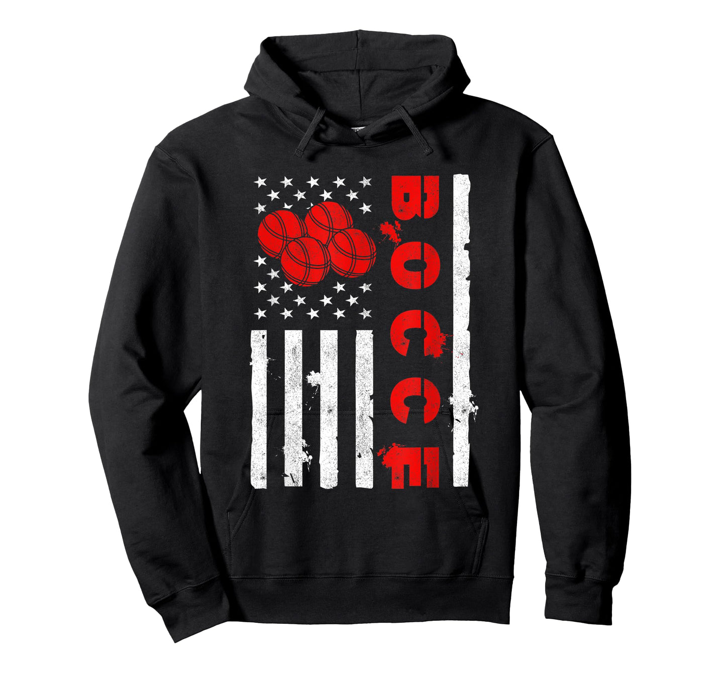 American Flag Bocce Ball Player USA Bocce Team T-Shirt for Women Kids Men