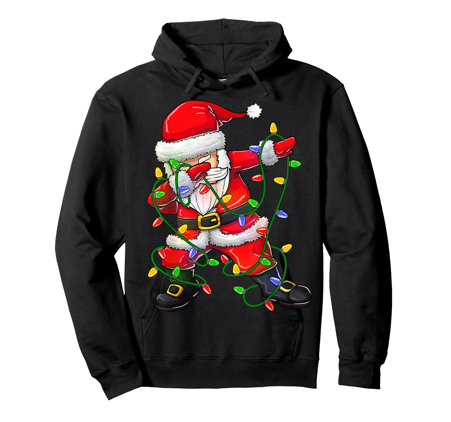 Dabbing Santa Funny Christmas Shirts Women 2024 Boys Girls T-Shirt