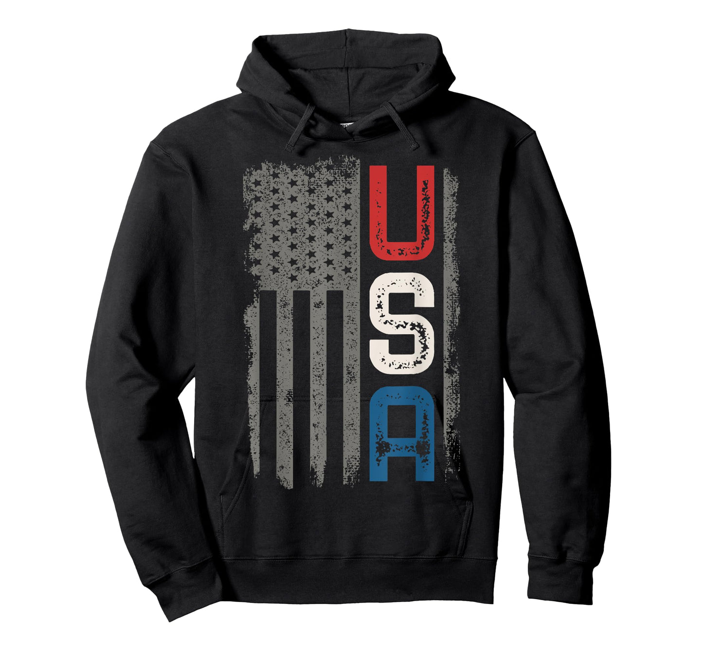 American Flag Vintage USA Patriotic Distressed American Flag T-Shirt
