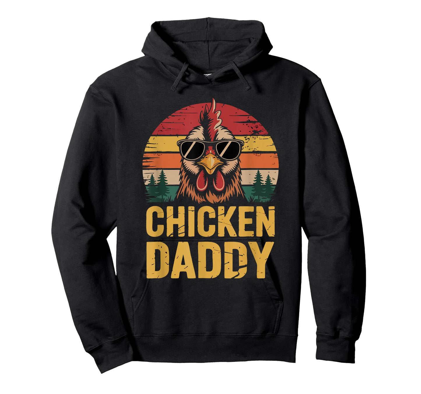 Chicken Daddy Funny Poultry Farming Father Who Raise Chicken T-Shirt