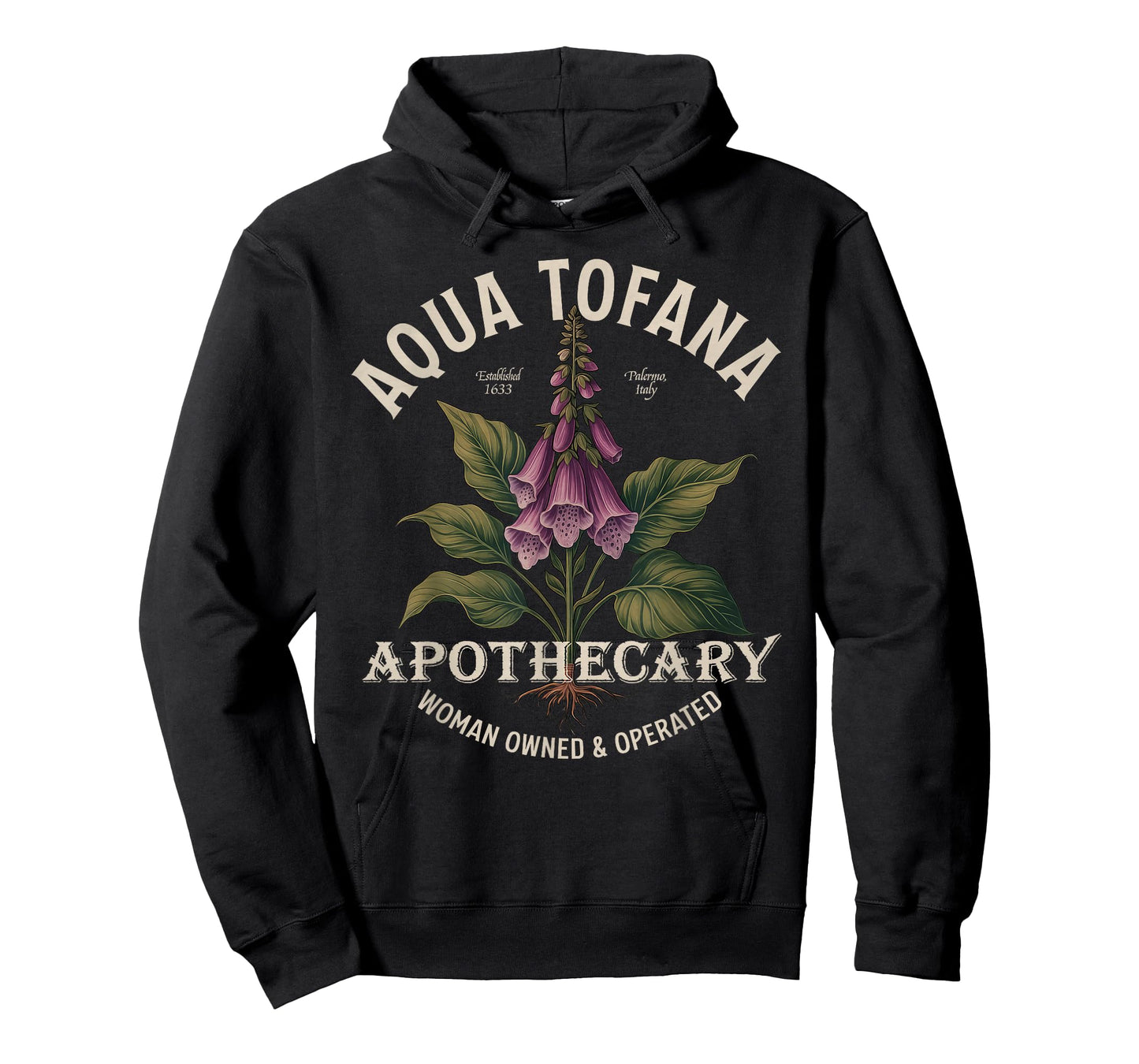 Aqua Tofana Funny Feminist Apothecary Vintage Design T-Shirt