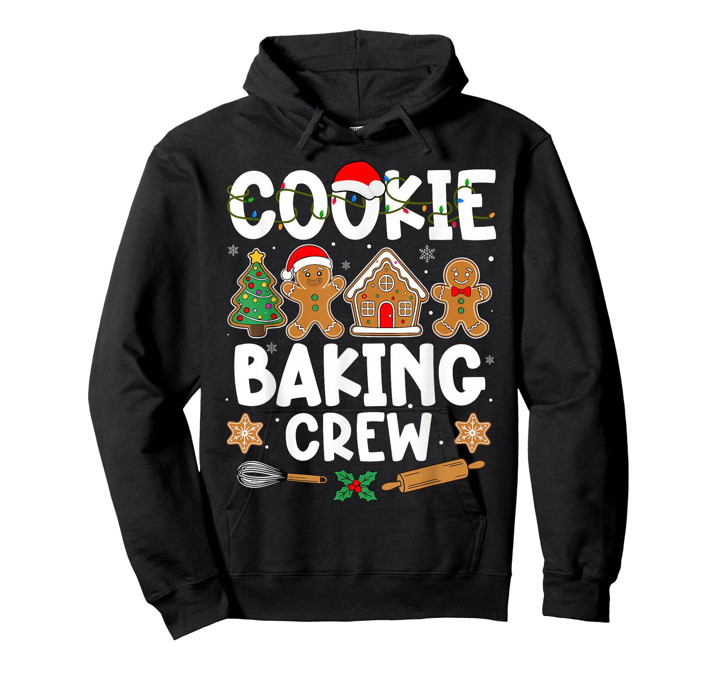 Cookie Baking Crew for Women Kids Men Boy Family Christmas T-Shirt