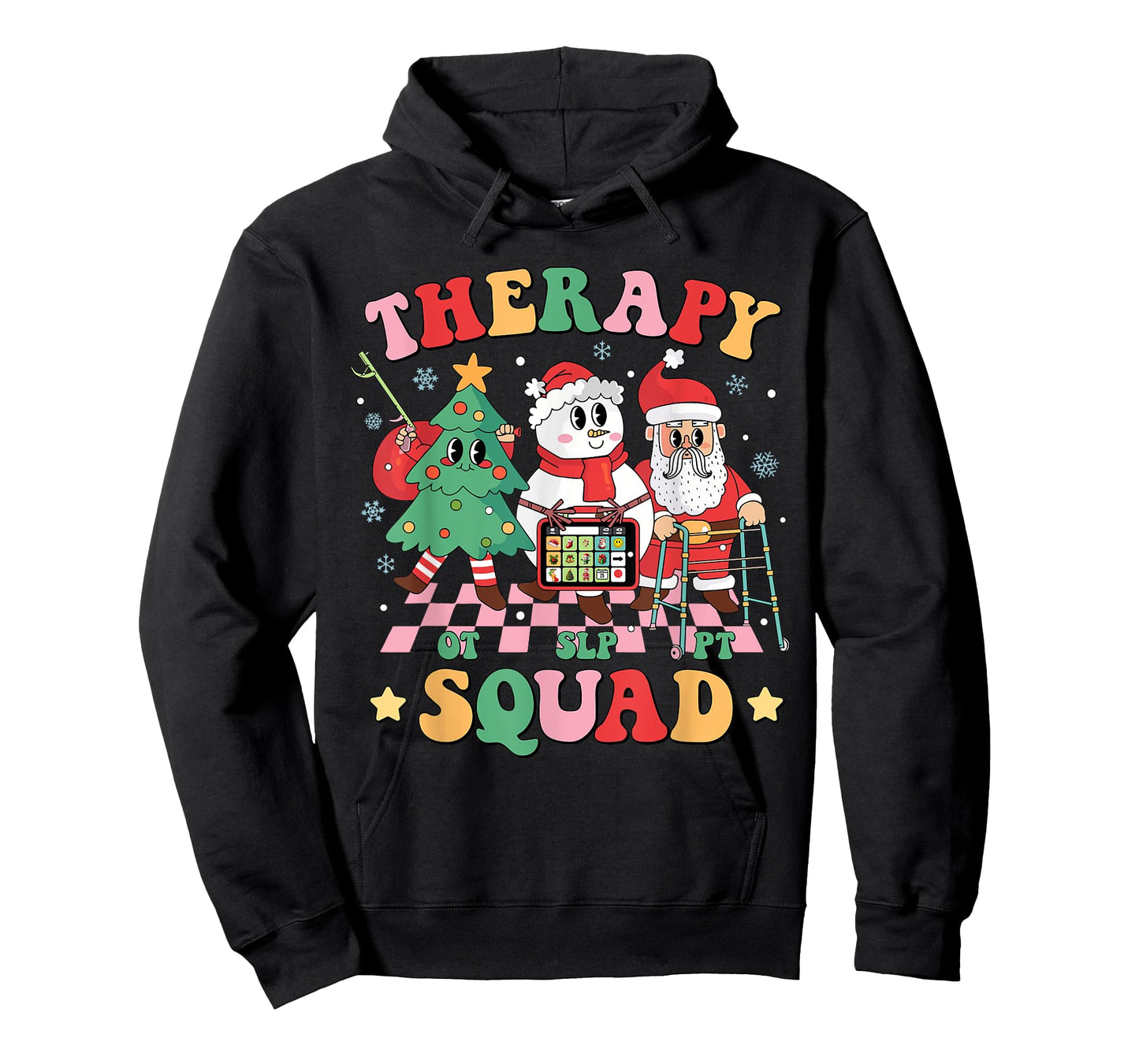 Christmas Therapy Squad SLP OT PT Occupational Therapy Team T-Shirt