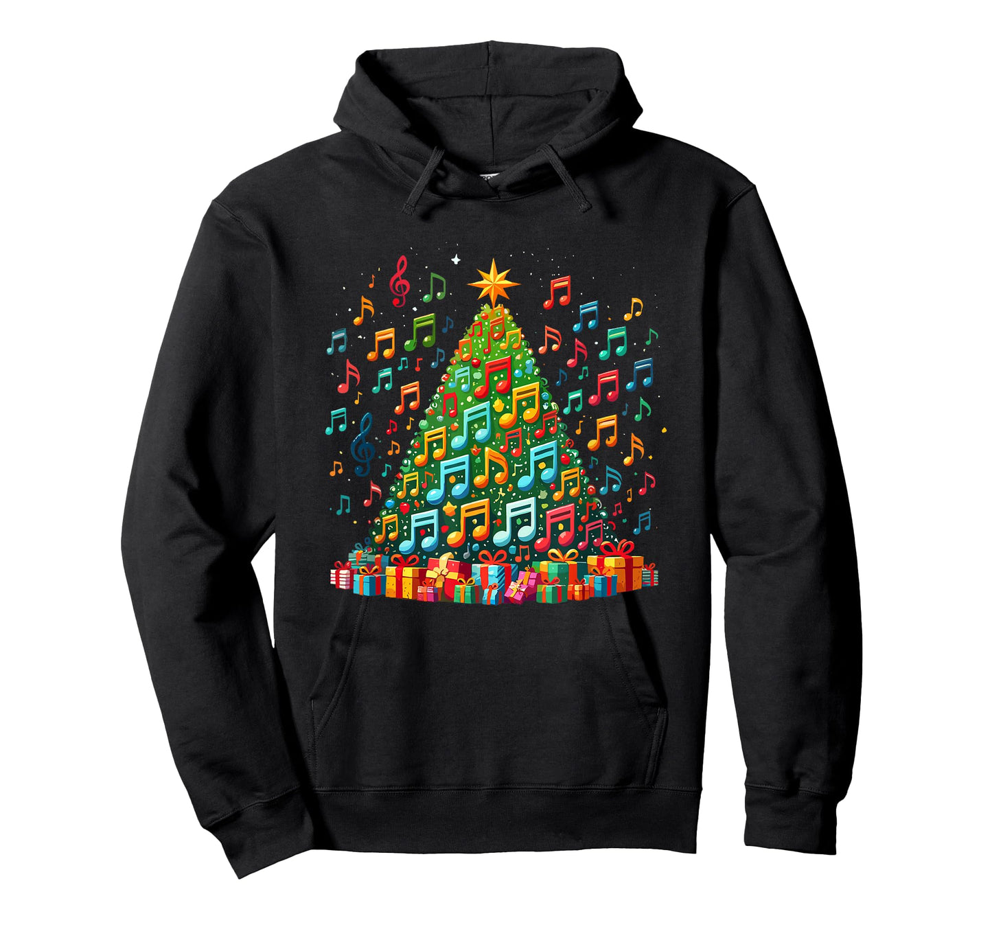 Christmas Tree Musical Note Music Teacher Musician T-Shirt