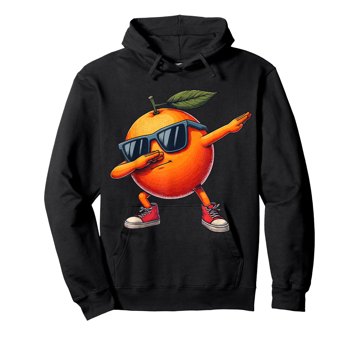 Orange Dabbing Dance Sunglasses Fruit Lovers T-Shirt