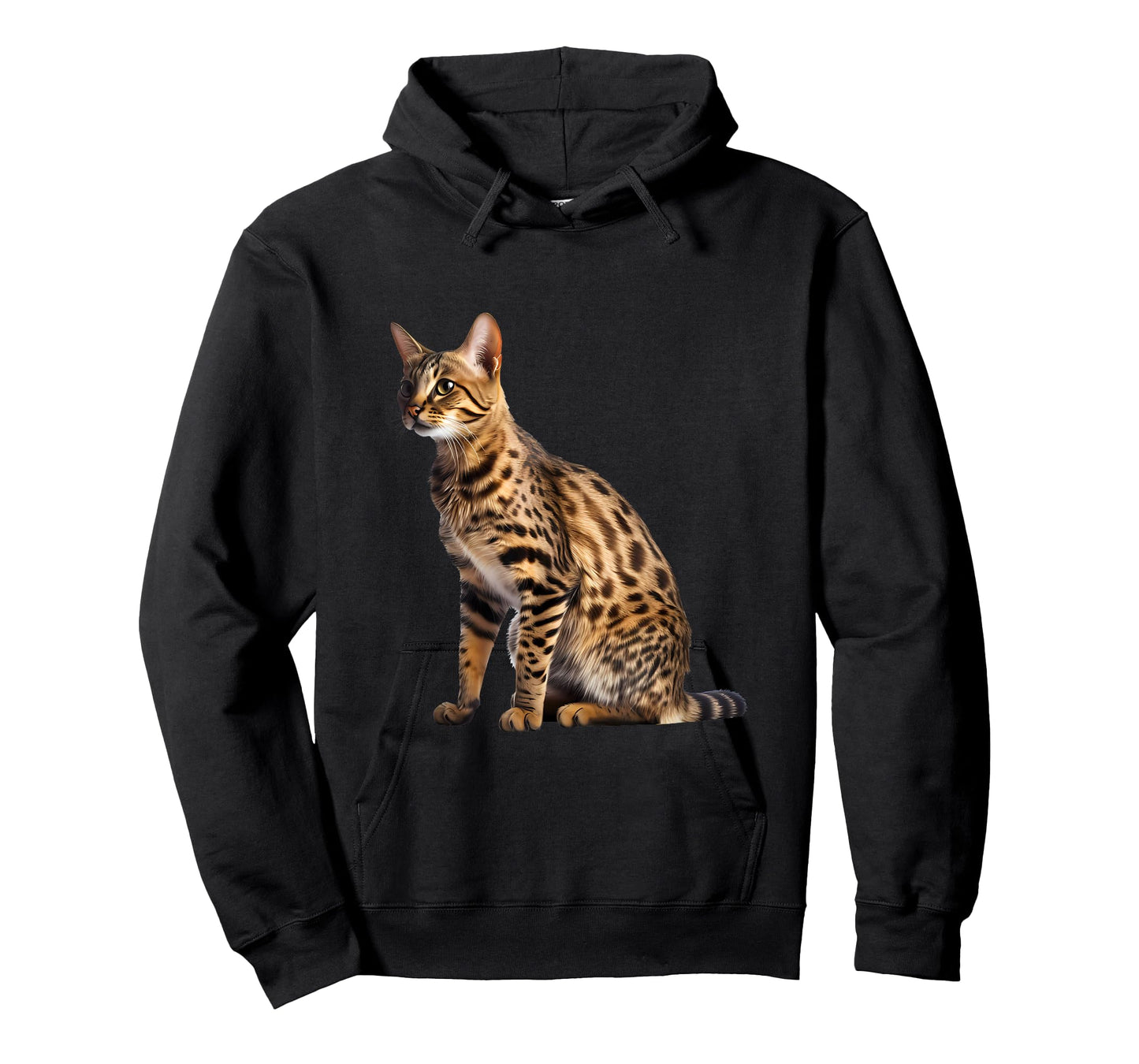 Savannah Cat Portrait T-Shirt for Men Women Girls Kids