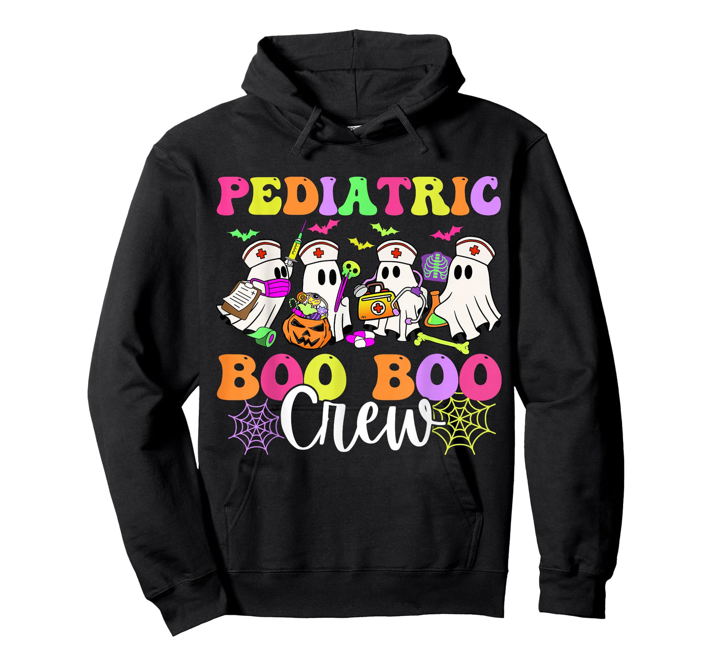 Pediatric Nurse Boo-Boo Crew Ghost Nurse Halloween Costume T-Shirt