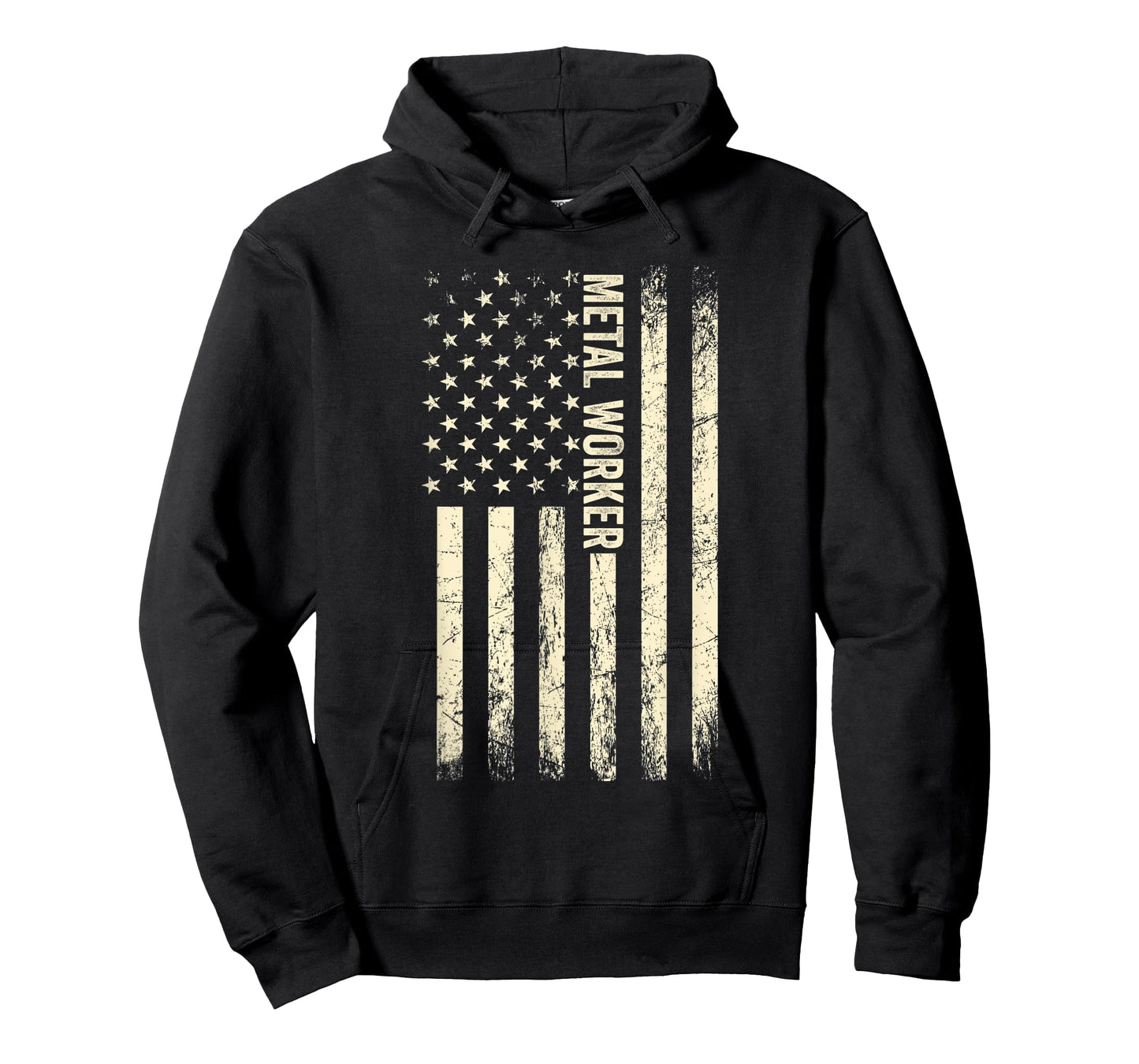 USA Flag Metal Working - Proud American Metal Worker T-Shirt for Women Men