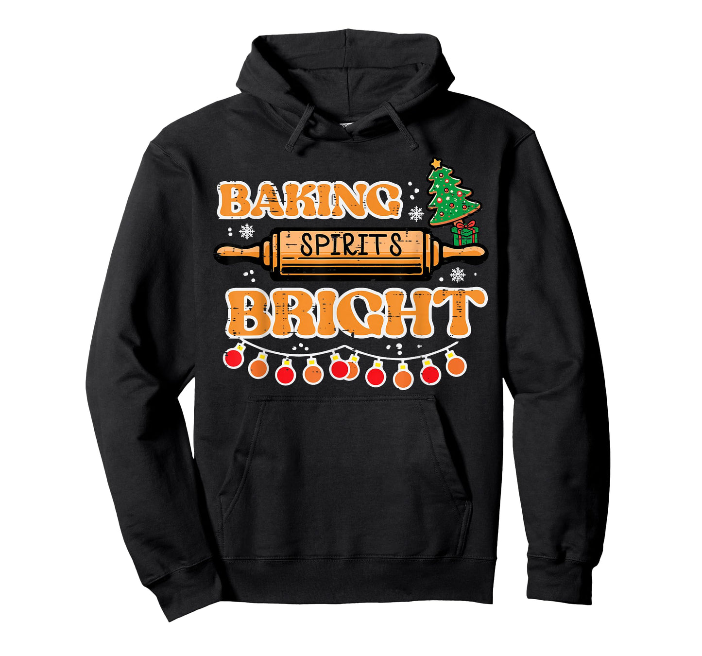 Christmas Baking Spirits Bright Xmas Baker Women Kids Men T-Shirt