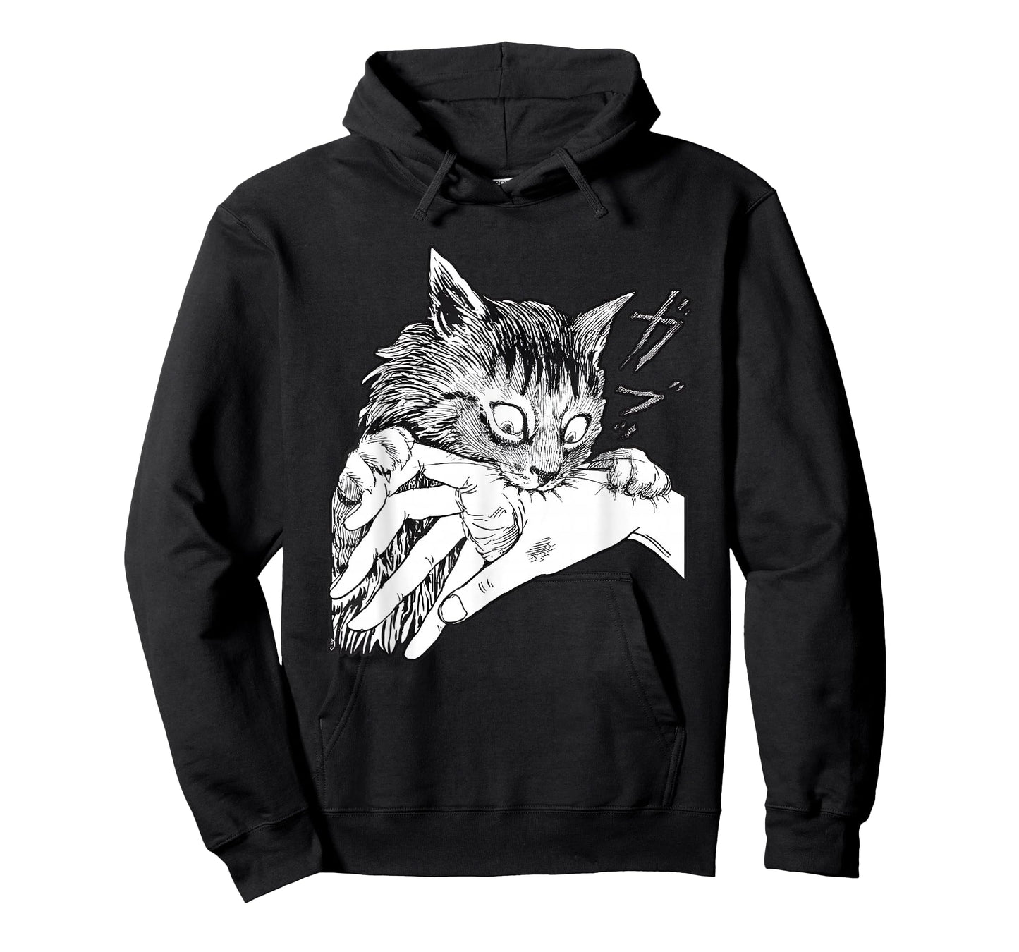 Cat Bite Funny For Men Women T-Shirt
