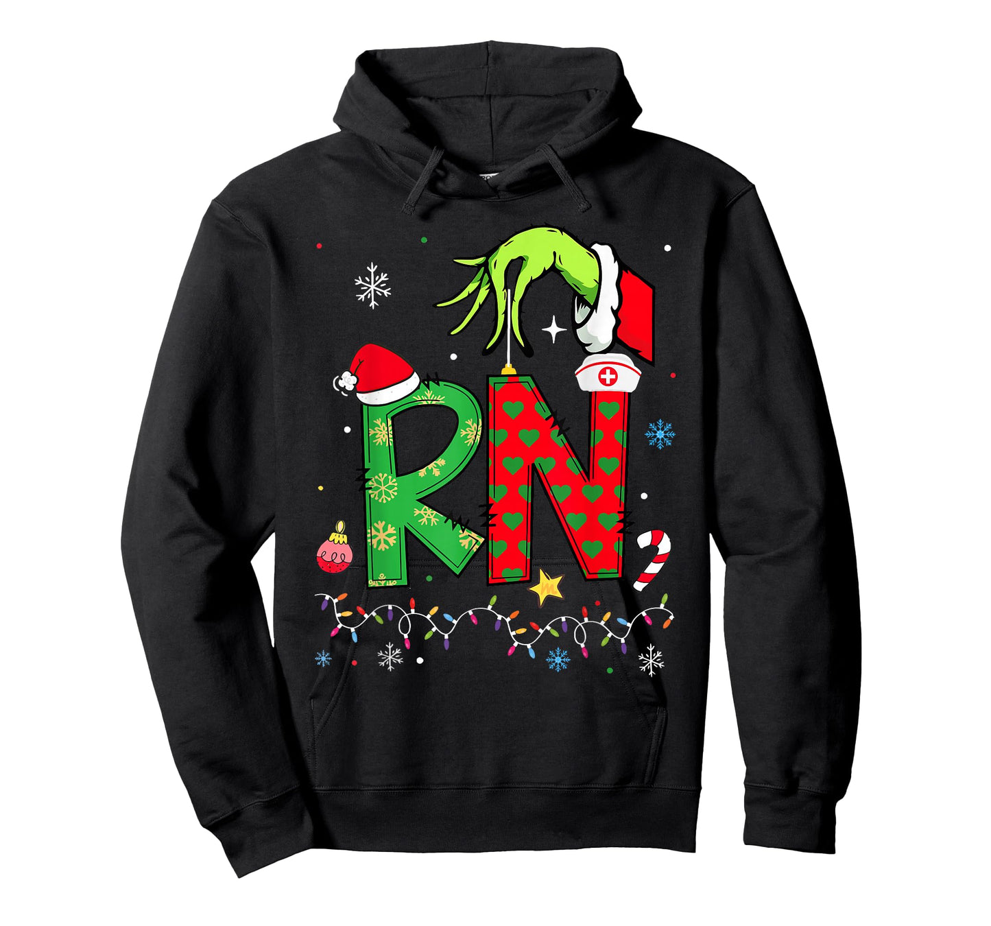 Christmas RN Registered Nurse Holiday Healthcare Xmas Santa T-Shirt