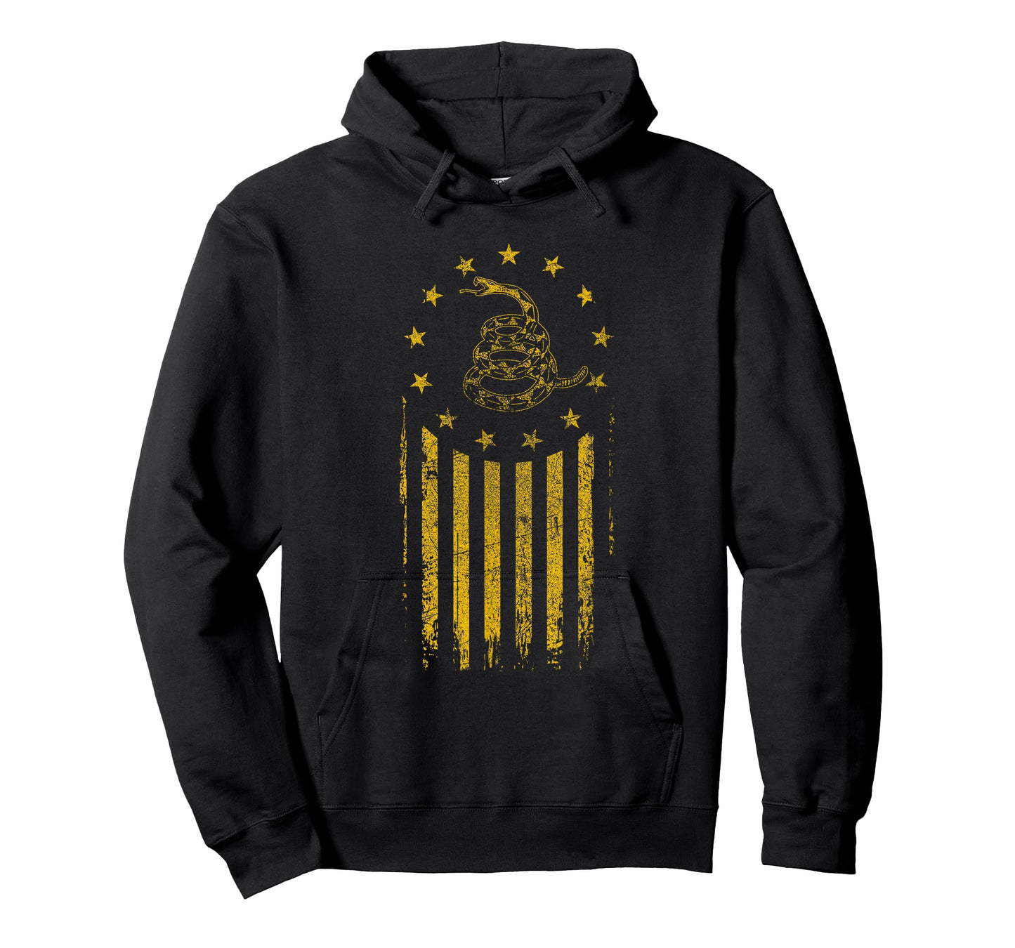 Gadsden Flag Snake - Betsy Ross Flag, 13 Colonies Vintage T-Shirt