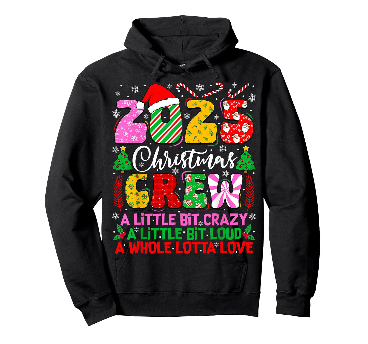 2025 Christmas Crew Family Christmas Matching Outfit Xmas T-Shirt